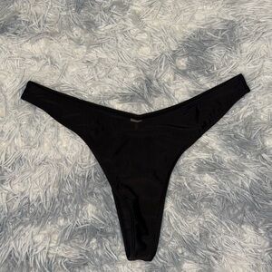 Black Thong Bikini Bottoms